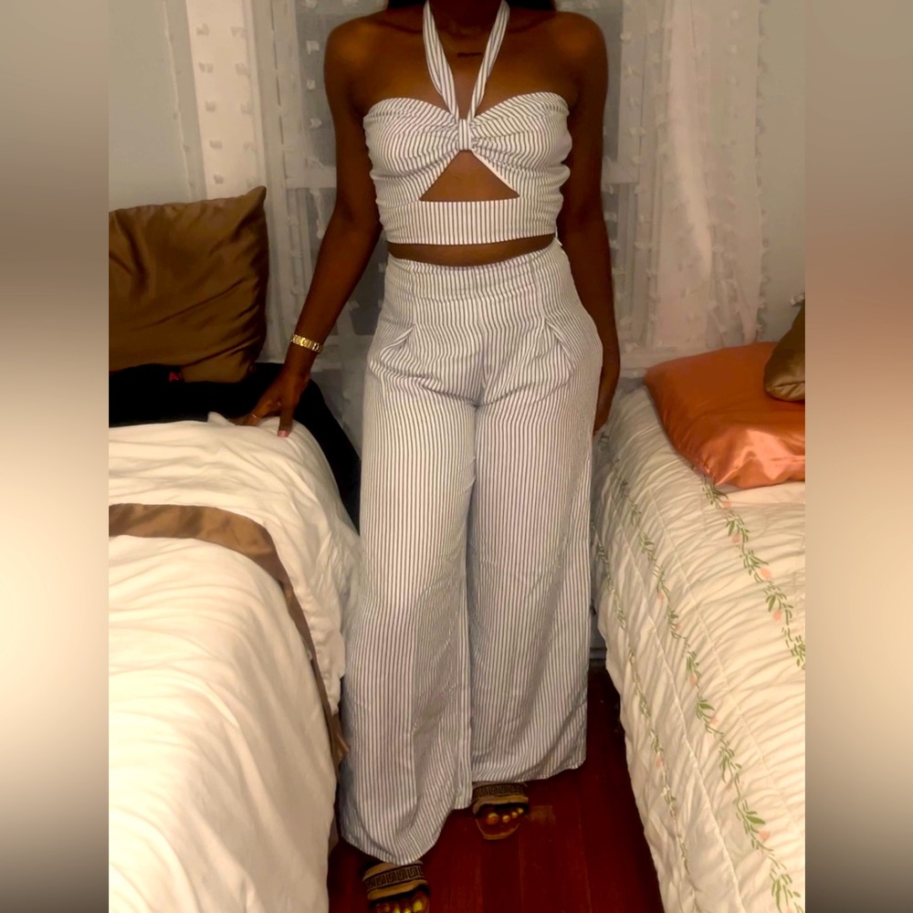 2 PIECE WIDE LEG SET FROM FASHION NOVA